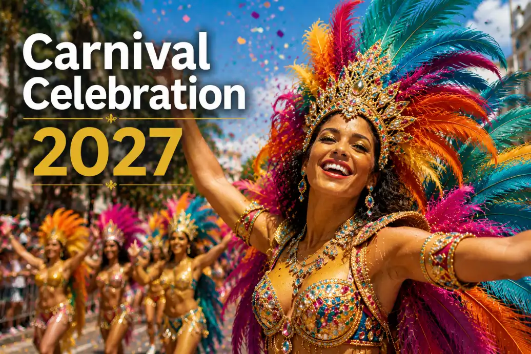 Carnival parade costumes music and dance